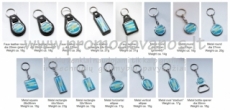 Epoxy metal keyring