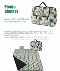 Blanket with logo printing