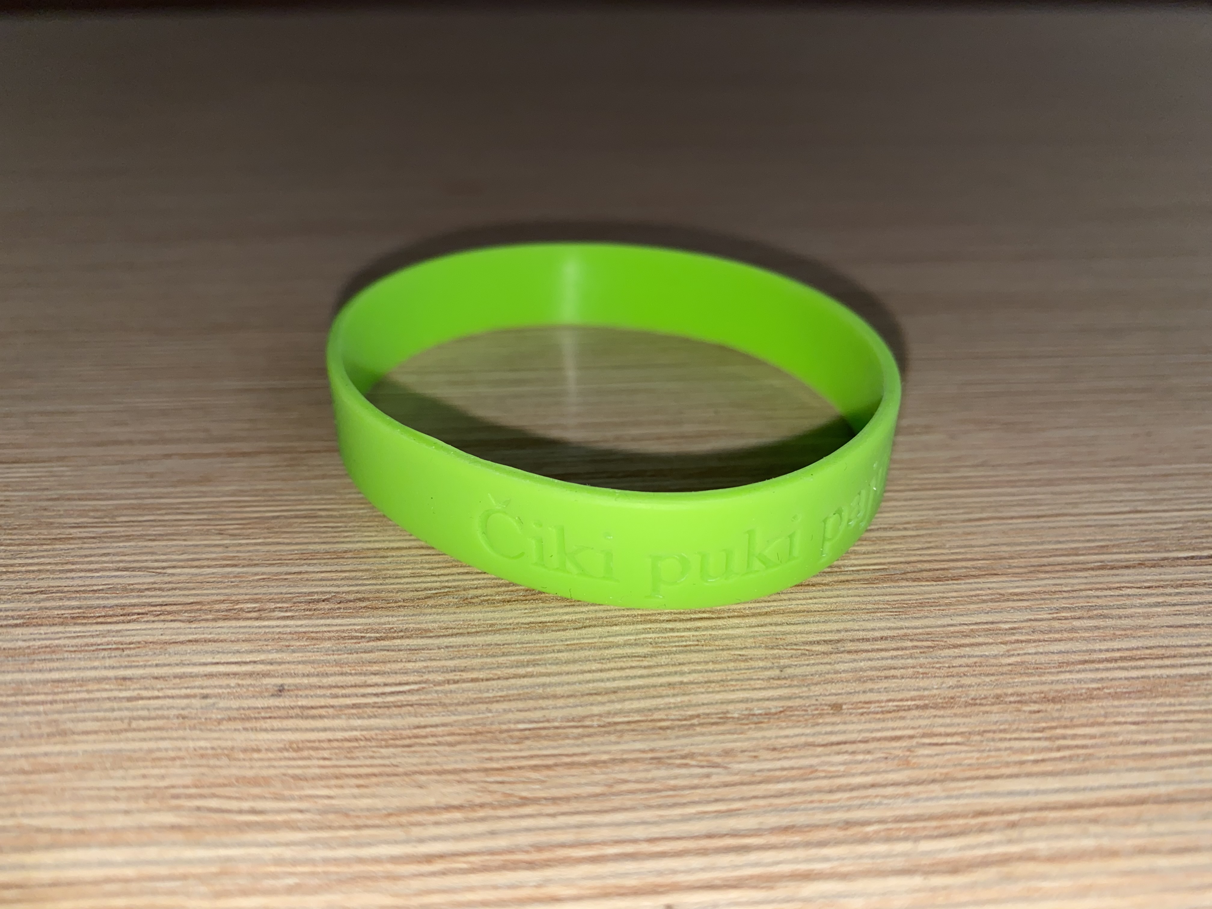 Silicone wristband