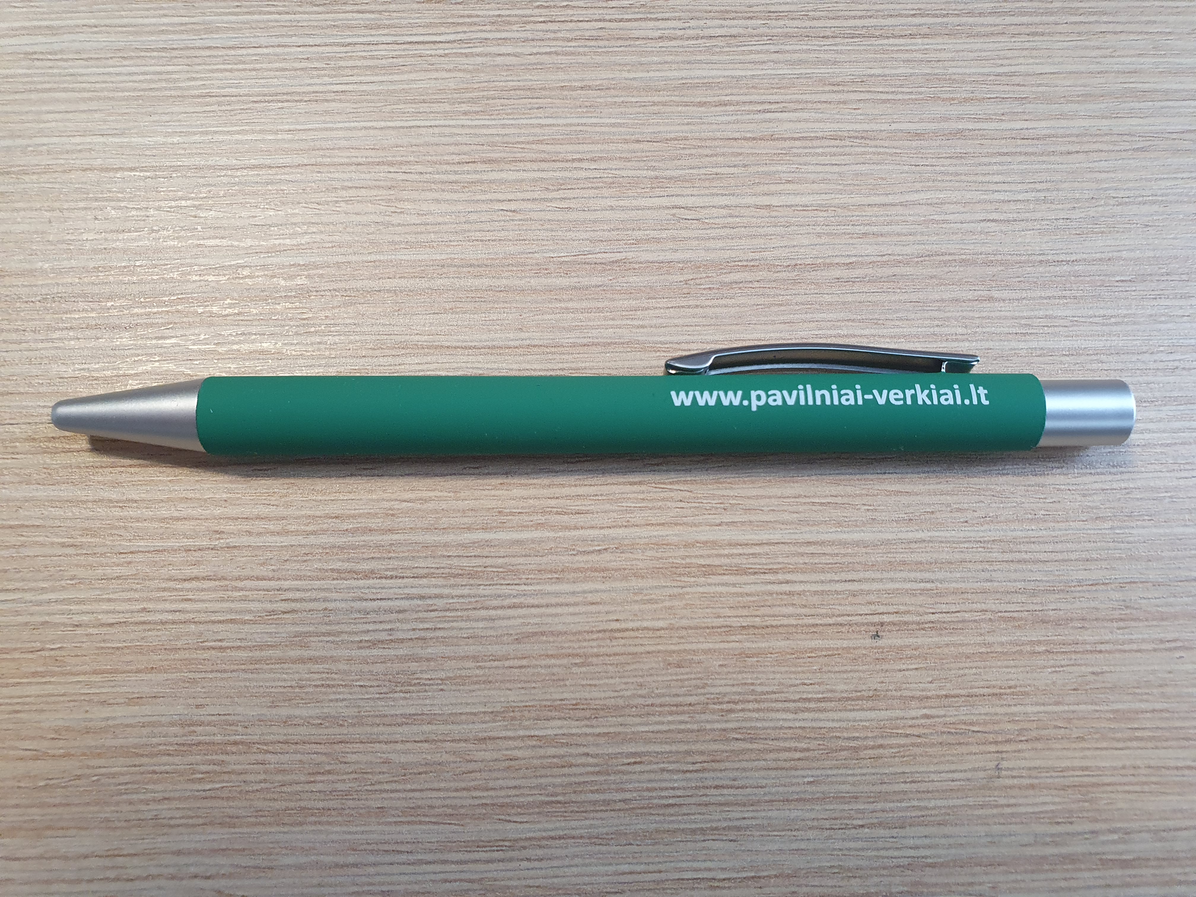 Metall rubberized ballpen ABU