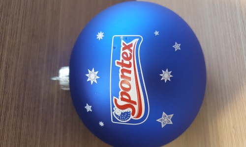 Christmas ball with logo