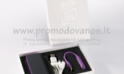 Įkrovėjas powerbank 5200 mAh+LED lemputė