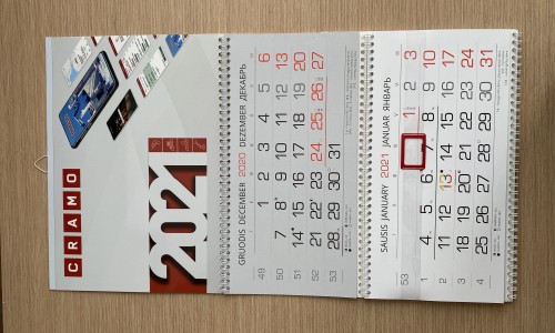 Wall calendar