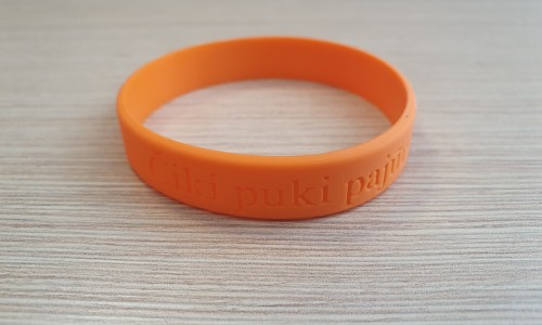 Silicone wristband