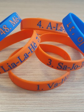 Silicone wristband