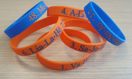 Silicone wristband