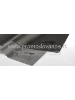 Microfiber cloth with logo