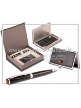 Gift set - card holder and pen