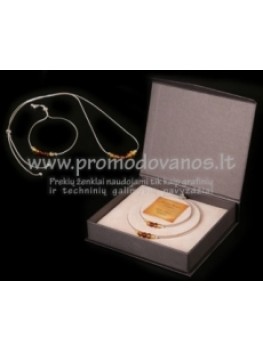 Gift set - silver bracelet and pendant