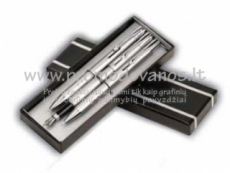 Rollerball pen, metal pen and pencil set with gift box CTPR